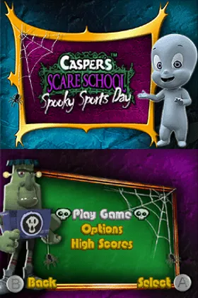 Casper's Scare School - Spooky Sports Day (USA) screen shot title